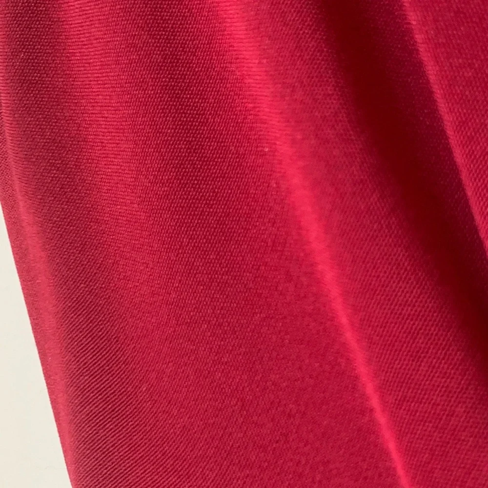 J CREW Women’s Burgundy Wrap Front Side Zipped Lined Sleeveless Tank Silk Dress